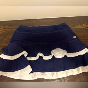 Lilly Pulitzer Luxletic Blue Pleated Athletic Skirt